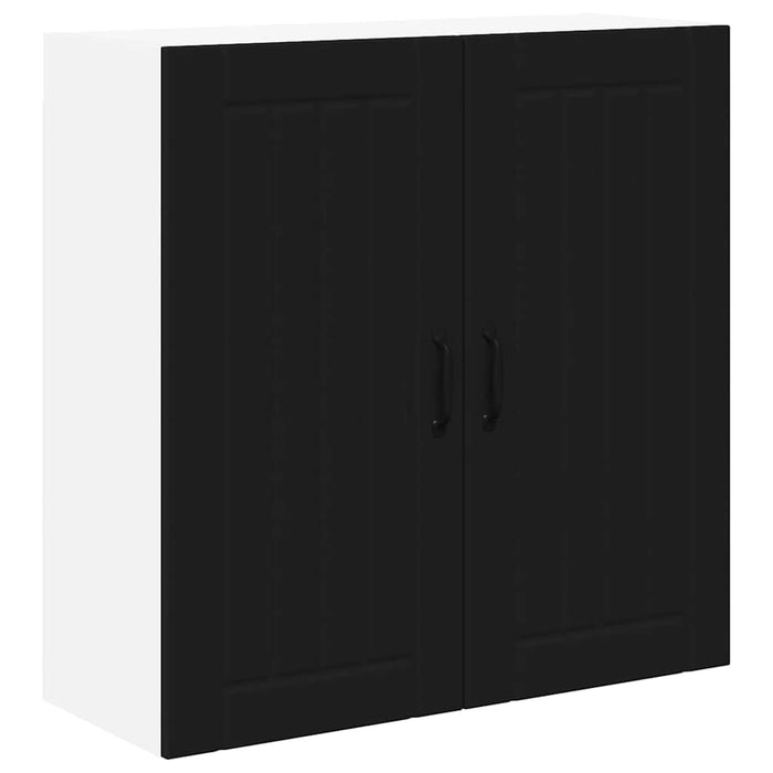 Dulap de bucătărie cu raft Negru 80 x 31 x 80 cm Lemn compozit - WALTI WALTI