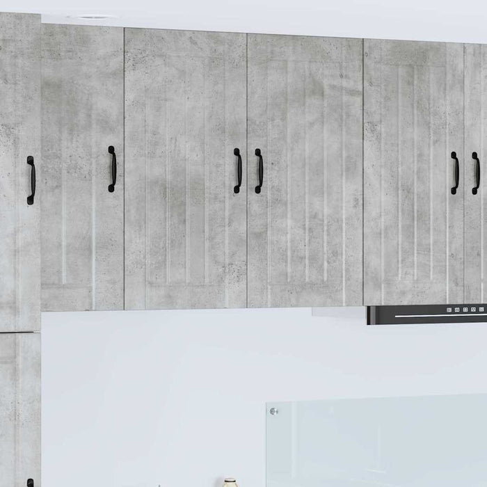 Dulap de bucătărie Gri din beton 80 x 31 x 80 cm Lemn compozit - WALTI WALTI