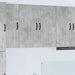 Dulap de bucătărie Gri din beton 80 x 31 x 80 cm Lemn compozit - WALTI WALTI