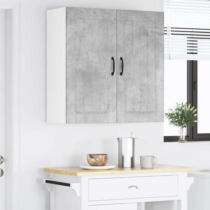 Dulap de bucătărie Gri din beton 80 x 31 x 80 cm Lemn compozit - WALTI WALTI