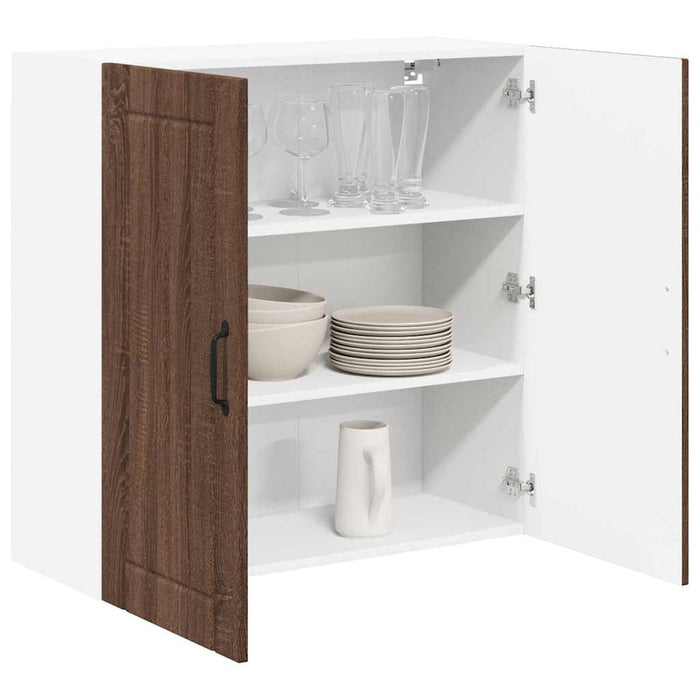 Dulap de bucătărie Stejar închis 80 x 31 x 80 cm Lemn compozit - WALTI WALTI