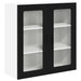 Dulap de bucătărie cu raft Negru 80 x 31 x 80 cm Lemn compozit - WALTI WALTI