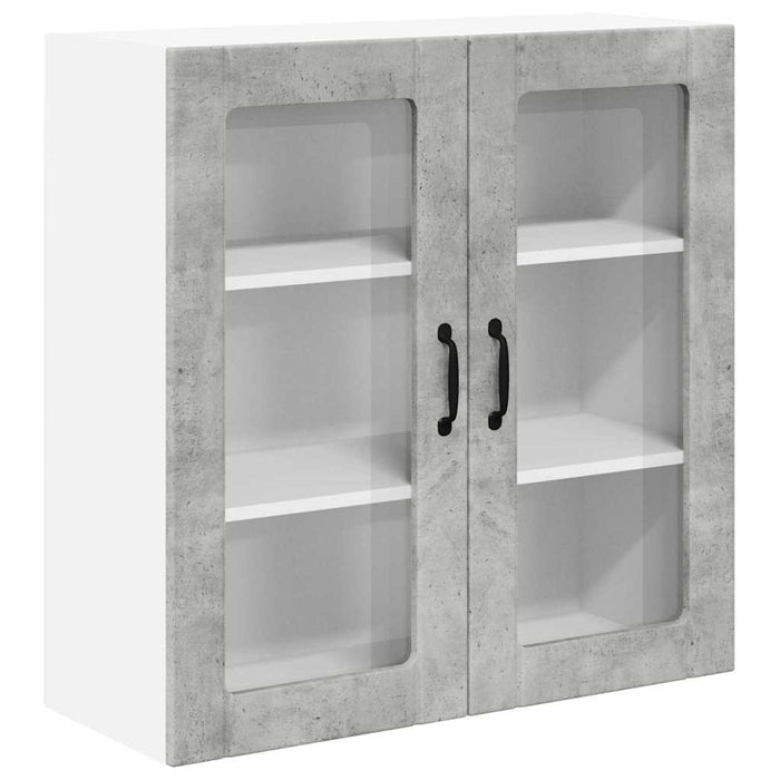 Dulap de bucătărie Gri din beton 80 x 31 x 80 cm Lemn compozit - WALTI WALTI