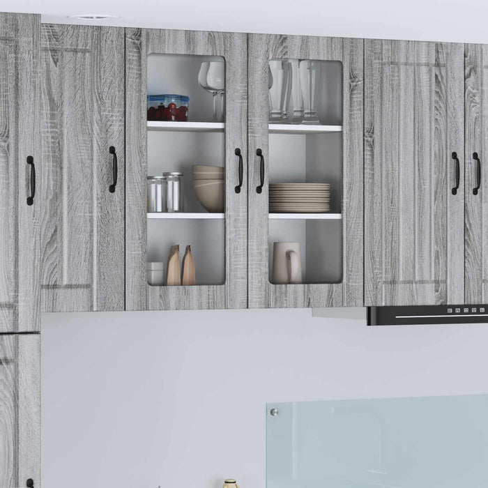 Dulap de bucătărie Gri Sonoma 80 x 31 x 80 cm Lemn compozit - WALTI WALTI