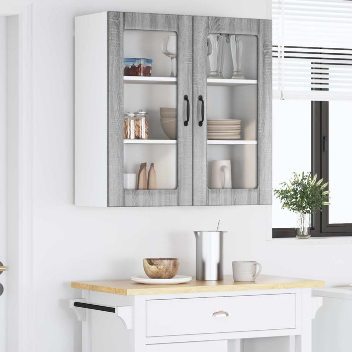 Dulap de bucătărie Gri Sonoma 80 x 31 x 80 cm Lemn compozit - WALTI WALTI
