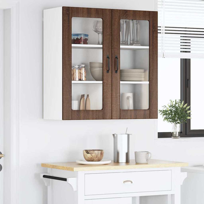 Dulap de bucătărie Stejar închis 80 x 31 x 80 cm Lemn compozit - WALTI WALTI