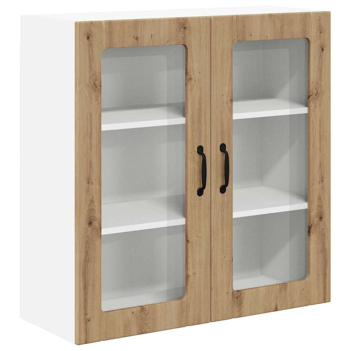 Dulap de bucătărie cu raft Stejar Artizanal 80 x 31 x 80 cm - WALTI WALTI