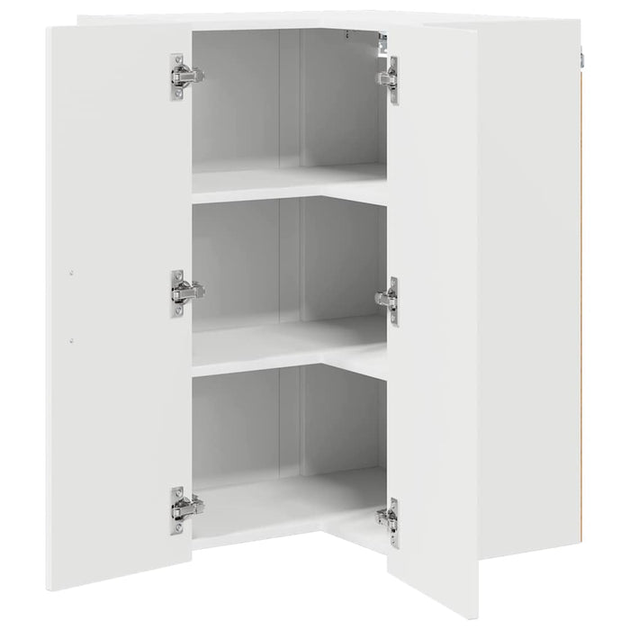 Dulap de bucătărie cu raft Alb 57 x 57 x 80 cm Lemn compozit - WALTI WALTI