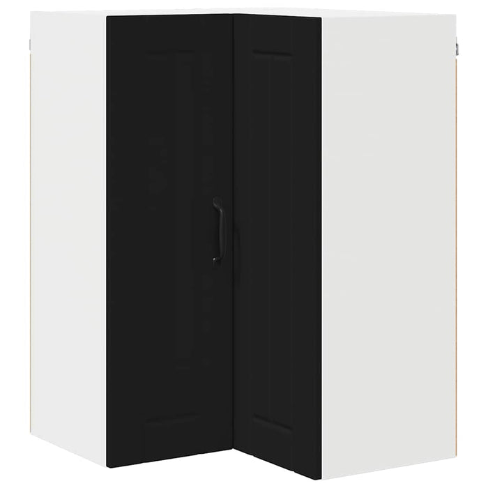 Dulap de bucătărie cu raft Negru 57 x 57 x 80 cm Lemn compozit - WALTI WALTI