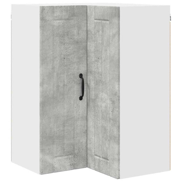 Dulap de bucătărie Gri din beton 57 x 57 x 80 cm Lemn compozit - WALTI WALTI