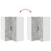 Dulap de bucătărie Gri din beton 57 x 57 x 80 cm Lemn compozit - WALTI WALTI