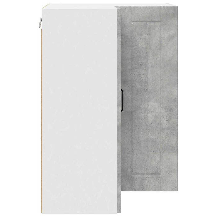 Dulap de bucătărie Gri din beton 57 x 57 x 80 cm Lemn compozit - WALTI WALTI