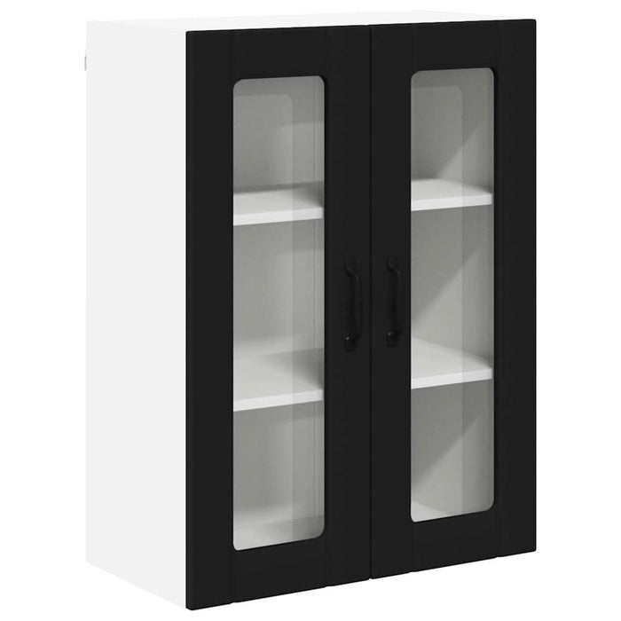 Dulap de bucătărie cu raft Negru 60 x 31 x 80 cm Lemn compozit - WALTI WALTI