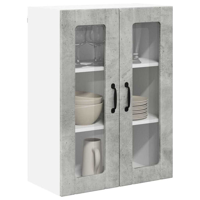 Dulap de bucătărie Gri din beton 60 x 31 x 80 cm Lemn compozit - WALTI WALTI