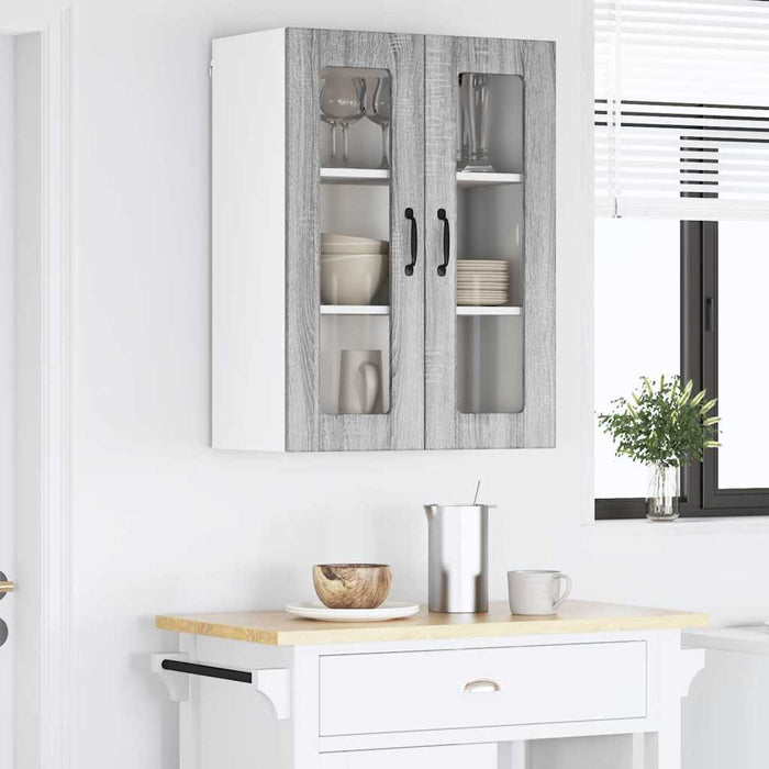 Dulap de bucătărie Gri Sonoma 60 x 31 x 80 cm Lemn compozit - WALTI WALTI