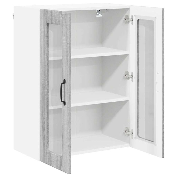 Dulap de bucătărie Gri Sonoma 60 x 31 x 80 cm Lemn compozit - WALTI WALTI