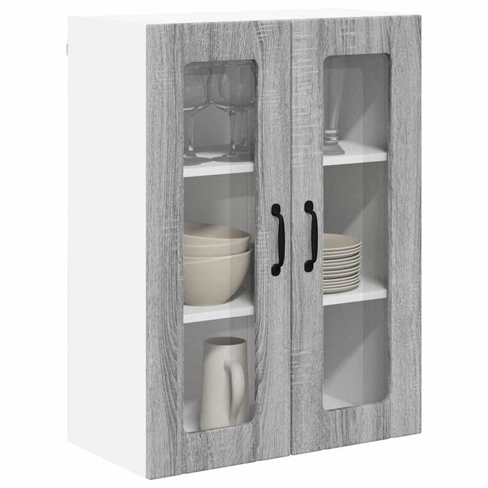 Dulap de bucătărie Gri Sonoma 60 x 31 x 80 cm Lemn compozit - WALTI WALTI