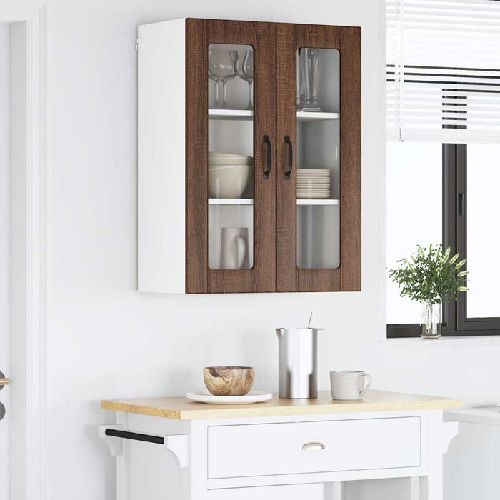 Dulap de bucătărie Stejar închis 60 x 31 x 80 cm Lemn compozit - WALTI WALTI