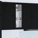 Dulap de bucătărie cu raft Negru 40 x 31 x 100 cm Lemn compozit - WALTI WALTI