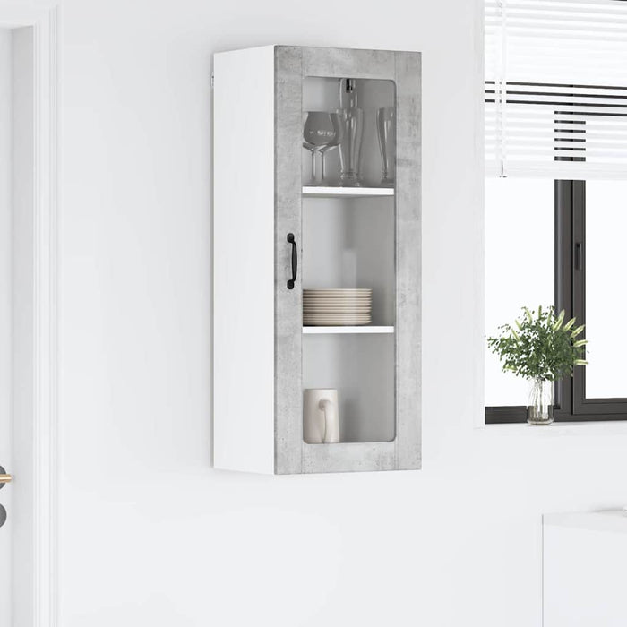 Dulap de bucătărie Gri din beton 40 x 31 x 100 cm Lemn compozit - WALTI WALTI