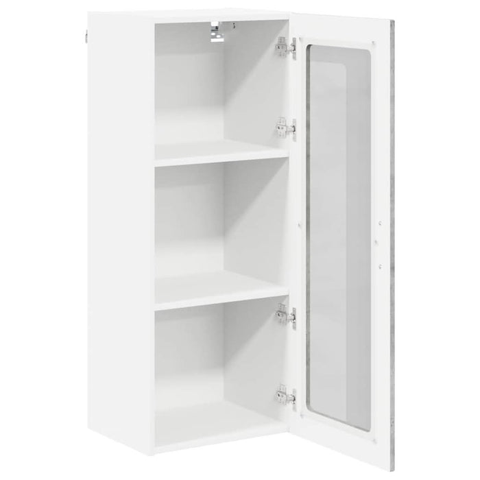 Dulap de bucătărie Gri din beton 40 x 31 x 100 cm Lemn compozit - WALTI WALTI
