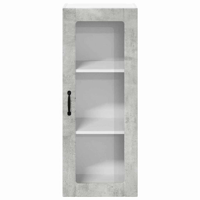 Dulap de bucătărie Gri din beton 40 x 31 x 100 cm Lemn compozit - WALTI WALTI