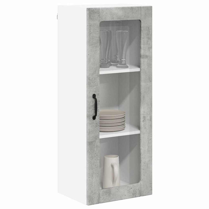 Dulap de bucătărie Gri din beton 40 x 31 x 100 cm Lemn compozit - WALTI WALTI