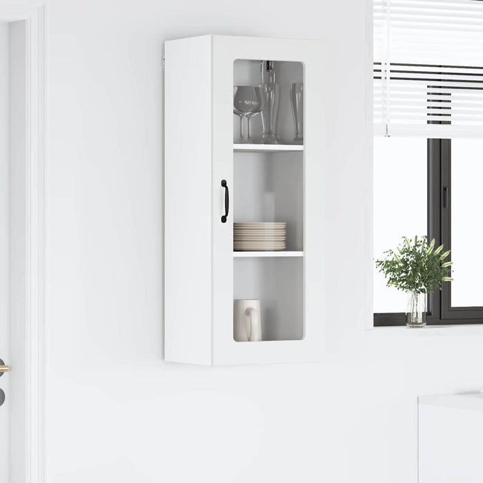Dulap de bucătărie Alb lucios 40 x 31 x 100 cm Lemn compozit - WALTI WALTI