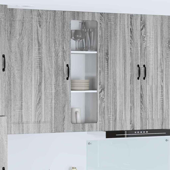 Dulap de bucătărie Gri Sonoma 40 x 31 x 100 cm Lemn compozit - WALTI WALTI