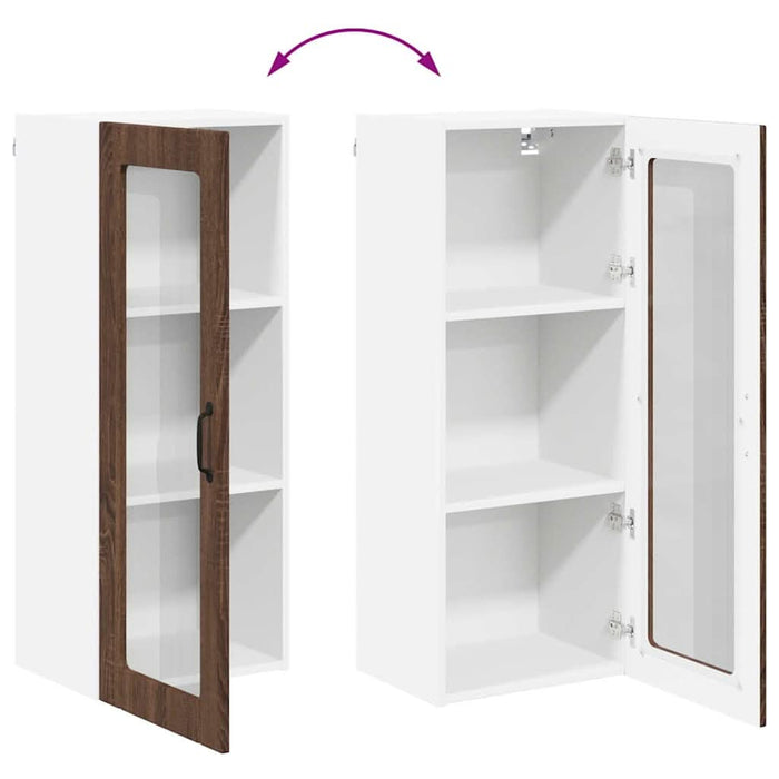 Dulap de bucătărie Stejar închis 40 x 31 x 100 cm Lemn compozit - WALTI WALTI