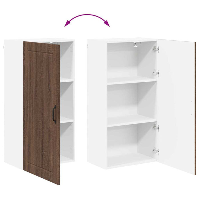 Dulap de bucătărie Stejar închis 50 x 31 x 100 cm Lemn compozit - WALTI WALTI