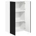 Dulap de bucătărie cu raft Negru 60 x 31 x 100 cm Lemn compozit - WALTI WALTI
