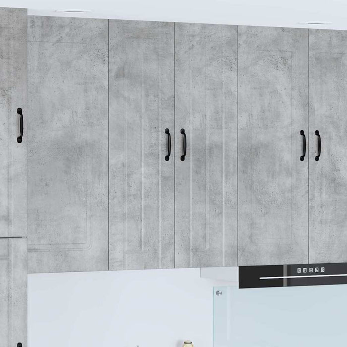 Dulap de bucătărie Gri din beton 60 x 31 x 100 cm Lemn compozit - WALTI WALTI
