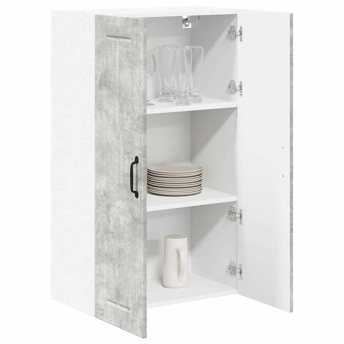 Dulap de bucătărie Gri din beton 60 x 31 x 100 cm Lemn compozit - WALTI WALTI