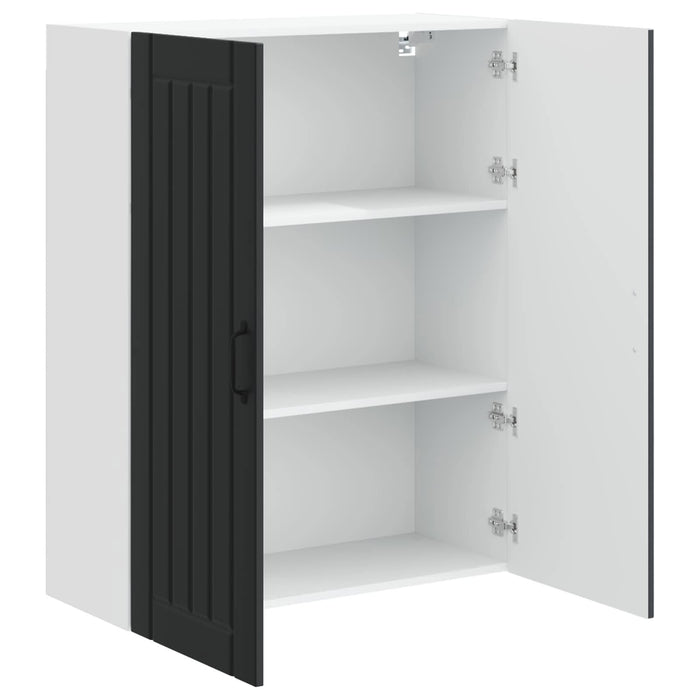 Dulap de bucătărie Negru 80 x 31 x 100 cm Lemn compozit - WALTI WALTI