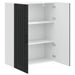 Dulap de bucătărie Negru 80 x 31 x 100 cm Lemn compozit - WALTI WALTI