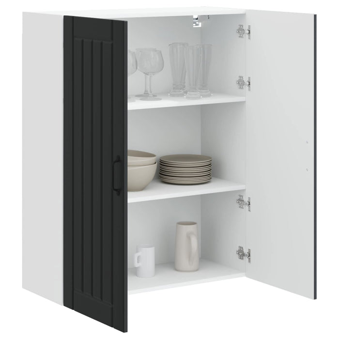 Dulap de bucătărie Negru 80 x 31 x 100 cm Lemn compozit - WALTI WALTI