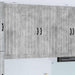 Dulap de bucătărie Gri din beton 80 x 31 x 100 cm Lemn compozit - WALTI WALTI