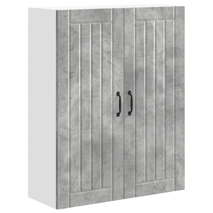 Dulap de bucătărie Gri din beton 80 x 31 x 100 cm Lemn compozit - WALTI WALTI