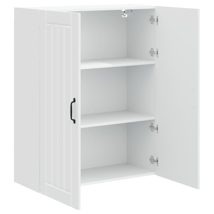 Dulap de bucătărie Alb lucios 80 x 31 x 100 cm Lemn compozit - WALTI WALTI