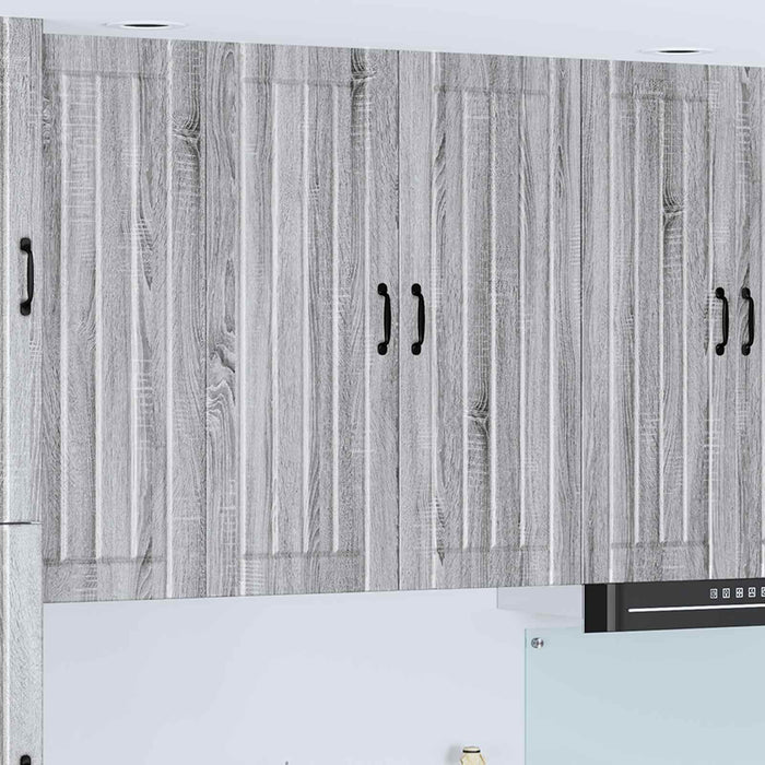 Dulap de bucătărie Gri Sonoma 80 x 31 x 100 cm Lemn compozit - WALTI WALTI