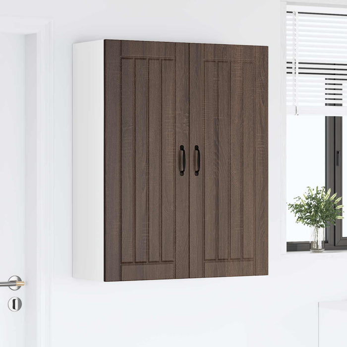 Dulap suspendat de bucătărie Stejar închis 80 x 31 x 100 cm - WALTI WALTI