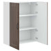 Dulap suspendat de bucătărie Stejar închis 80 x 31 x 100 cm - WALTI WALTI