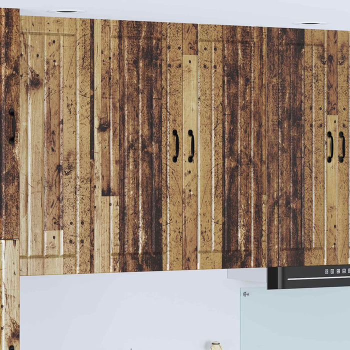 Dulap de bucătărie Lemn vechi 80 x 31 x 100 cm Lemn compozit - WALTI WALTI
