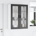 Dulap suspendat de bucătărie Pe perete Negru 80 x 31 x 100 cm - WALTI WALTI