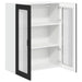 Dulap suspendat de bucătărie Pe perete Negru 80 x 31 x 100 cm - WALTI WALTI