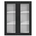 Dulap suspendat de bucătărie Pe perete Negru 80 x 31 x 100 cm - WALTI WALTI