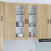 Dulap suspendat de bucătărie Stejar Sonoma 80 x 31 x 100 cm - WALTI WALTI