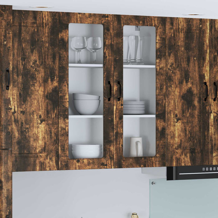 Dulap suspendat de bucătărie Stejar fumuriu 80 x 31 x 100 cm - WALTI WALTI