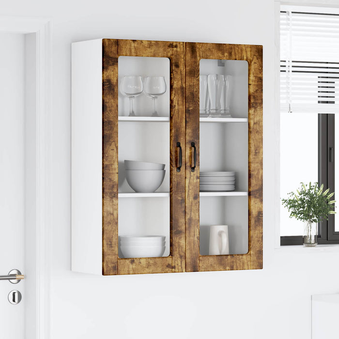 Dulap suspendat de bucătărie Stejar fumuriu 80 x 31 x 100 cm - WALTI WALTI